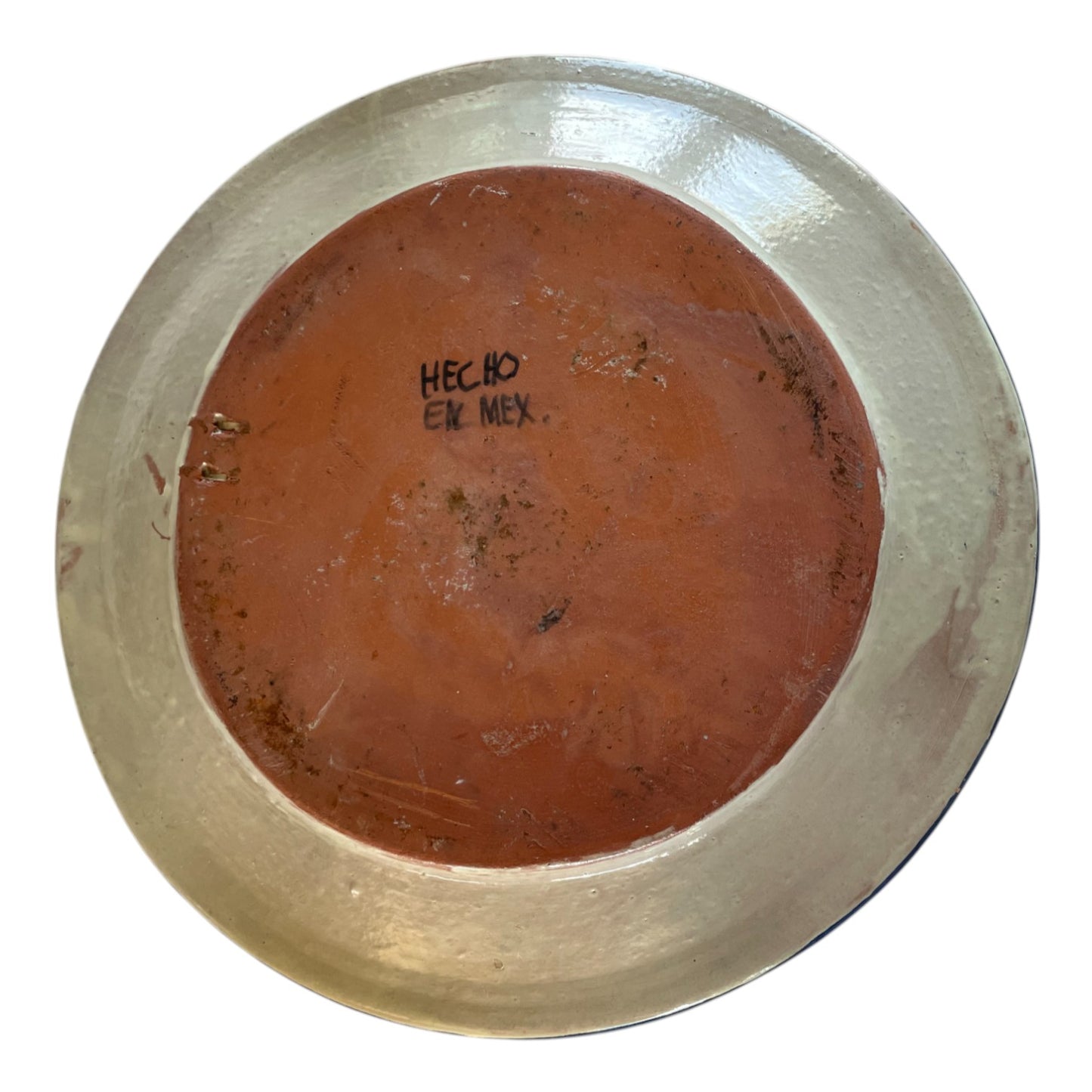 Blue and White Majolica Platter, 21"