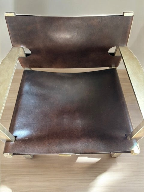 Aspen Leather Chairs by Bernhardt